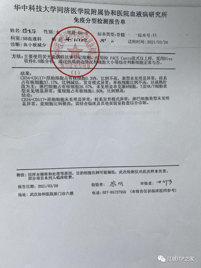 大咖谈病例 | 梅恒教授点评—肿瘤化疗后血小板减少症（CIT）病例解析-ITP家园