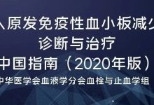 指南共识 | 成人原发免疫性血小板减少症诊断与治疗中国指南（2020年版）-CHINA320-血液疾病病友之家